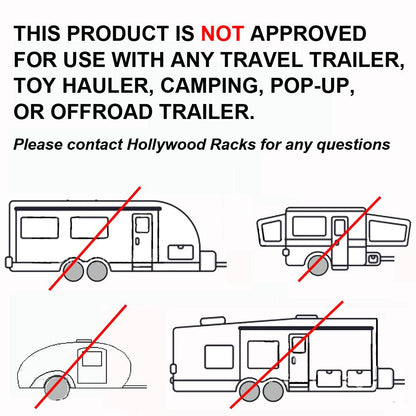 Hollywood Rack - RV Rider Two E-Bike Rack